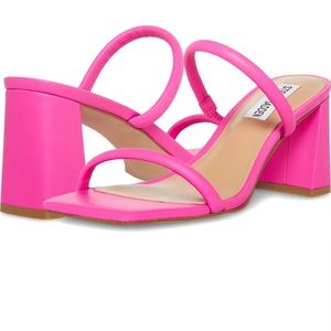 Steve Madden pink strappy heels